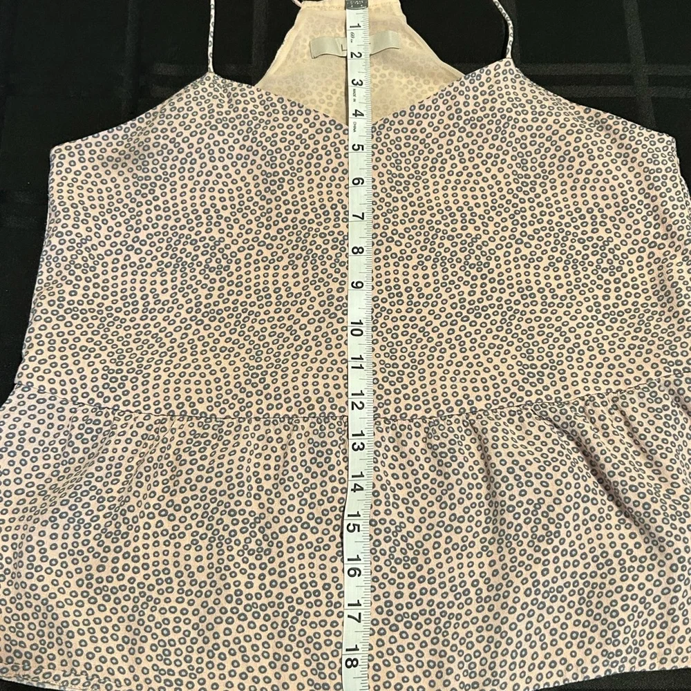 LOFT Pink with Gray Circles Camisole Size XS - Picture 8 of 9
